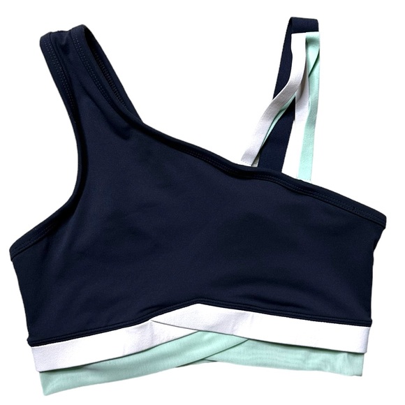 Fabletics One Shoulder Sports Winn Low Impact Bra Small - Picture 3 of 4